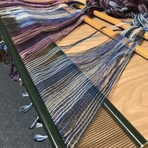 Sleying the reed